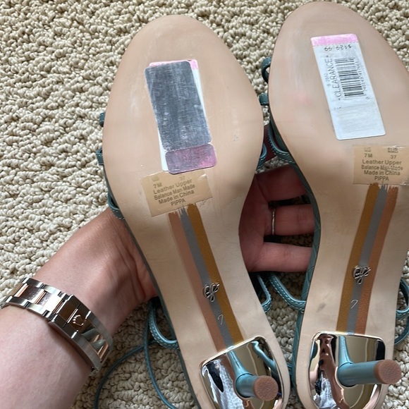 Sam Edelman Blue Sage Strappy Pippa Sandals - Picture 5 of 10